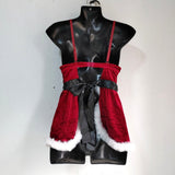 Avidlove Women's Santa Christmas Lingerie Teddy Burgundy Size M NWOT