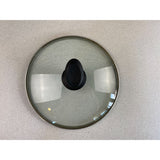 9.5" Glass Universal Cooking Pot Lid With Cool Touch Handle And Stainless Rim