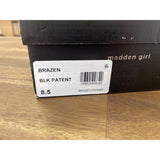 MADDEN GIRL Brazen Women's Heeled Sandal Paris Black 8.5 NEW