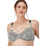Wonderbra 7484 Chantilly Lace Underwire Bra Black / Ivory