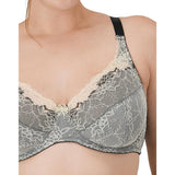 Wonderbra 7484 Chantilly Lace Underwire Bra Black / Ivory