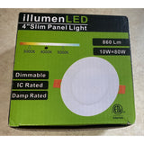 4" Slim Panel Light Illumen LED Model P-LED-410 NEW