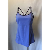 Asics Women's blue Yoga Fitness Racer back Tank Top Size Large