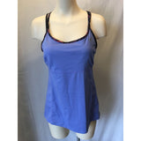Asics Women's blue Yoga Fitness Racer back Tank Top Size Large