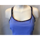 Asics Women's blue Yoga Fitness Racer back Tank Top Size Large