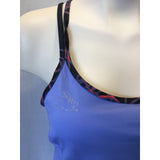 Asics Women's blue Yoga Fitness Racer back Tank Top Size Large