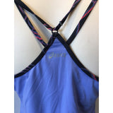 Asics Women's blue Yoga Fitness Racer back Tank Top Size Large