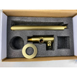 Backnets Solid Brass Handheld High Pressure Brushed Gold Shower Wand
