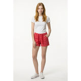 Tommy Hilfiger Red Cotton Blend Women's Flap Pocket Short Shorts Size 6