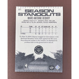 2025 Upper Deck CFL Season Standouts Deluxe #100/250 Marc-Antoine Duquoy Alouettes 91