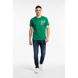 Hurley Premium Fit  Green Short Sleeve Crew Neck Boy's Cotton T Shirt Size XL