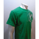 Hurley Premium Fit  Green Short Sleeve Crew Neck Boy's Cotton T Shirt Size XL