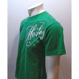 Hurley Premium Fit  Green Short Sleeve Crew Neck Boy's Cotton T Shirt Size XL