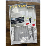 FILTRETE 10X20X1 FILTER, MPR 300, 2 Pack NEW, Sealed