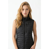 Bench Women's Medium Packable Puffer Vest Black NWT