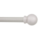 Mainstays Curtain Rod End Caps Diameter Brushed Nickel Pack of 2