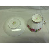 Queen Ann Lady Alexander Rose Teacup Saucer Set Fine Bone China England