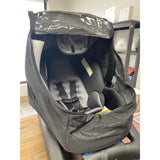 Orzbow Infant Car Seat Cover Insulated Black with Window Flap