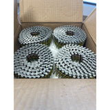 findmall 1-1/2 Inch 3600 Count Siding Nails 15-Degree Wire Collated Coil NEW