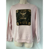 MCM Sweatshirt Italy Pink Cotton Medium Mens Genuine Original