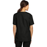 WonderWink Origins Bravo V-neck Scrub Top 6016 Women's black Yellow Modern Fit