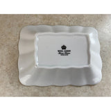 Royal Albert Rectangular 25th Anniversary Fine Bone China England Candy Dish