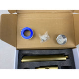 Backnets Solid Brass Handheld High Pressure Brushed Gold Shower Wand