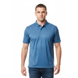 Champion Golf Blue Polo Men's Small Blue Black Striped Short Sleeve Polo Shirt