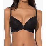Smart & Sexy 85046 Womens Signature Lace Push-up Bra Black