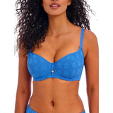 Freya Women's Nomad Nights Sweetheart Bikini Top in Blue | Size: 34I