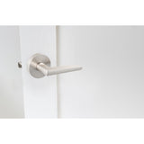 Sure-Loc Bs100-Rd Basel Non-Turning One-Sided Dummy Door Lever - Nickel