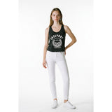 Freeport Bahamas Ocean Side Treasure Women's Grey Tank Top Size Small Cotton