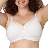Playtex Style 4697 Womens 18 Hour Smoothing Minimizer Wirefree Bra White