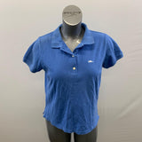 Roots Jeans Women's Baby Blue Collared Shirt with 1/2 Button up Tee Size XL Cotton