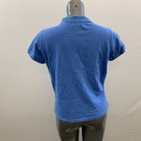 Roots Jeans Women's Baby Blue Collared Shirt with 1/2 Button up Tee Size XL Cotton