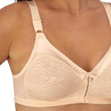 Bali 3372  Double-Support Spa Closure Wire-Free Bra Porcelain