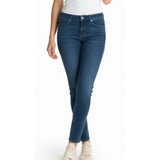 Calvin Klein Women's 8 Chino Pants Navy Blue 97% Cotton 3% Elastane Pre-owned