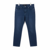 Calvin Klein Women's 8 Chino Pants Navy Blue 97% Cotton 3% Elastane Pre-owned