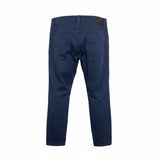 Calvin Klein Women's 8 Chino Pants Navy Blue 97% Cotton 3% Elastane Pre-owned