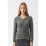 Candy Couture Women's Size Large Sweater Long Sleeve High Low V Neck Pullover