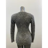 Candy Couture Women's Size Large Sweater Long Sleeve High Low V Neck Pullover