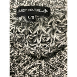 Candy Couture Women's Size Large Sweater Long Sleeve High Low V Neck Pullover