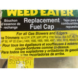 Weed Eater Replacement Fuel Cap NOS