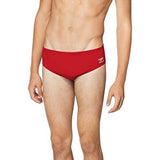 Speedo Men's Swimsuit Brief Endurance+ Solid Adult Size 30 Red NEW