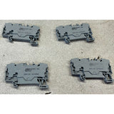 Wago IEC 60947-7-1 800V 4mm Terminal Block - Lot of 4 Pre-owned