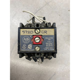 Allen-Bradley Bulletin 700 Type P 700-P200A1 Ser A Yellow Base AC Relay, USED