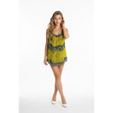 Together Women's Yellow Beachwear Bathing Suit Tunic Cover up Size 10 Polyester