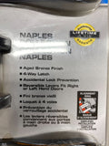 Defiant Naples Collection #1000 732 829 Aged Bronze Finish 4 Way Latch Reversible Levers