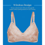 Bestform 9706222 Floral Jacquard Wireless Soft Cup Bra Lightly-Lined