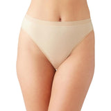 Wacoal 879362 Womens 6-M Understated Cotton Hi-Cut Brief Panty Sand NWOT